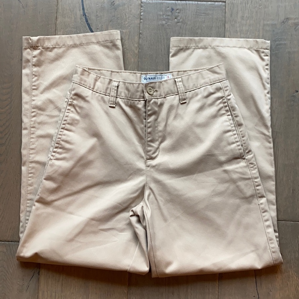 Old Navy Plain Front Khaki Pants EUC